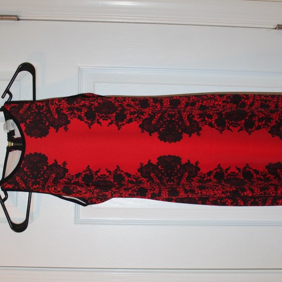 RED/BLACK DRESS - Picture 3 of 3